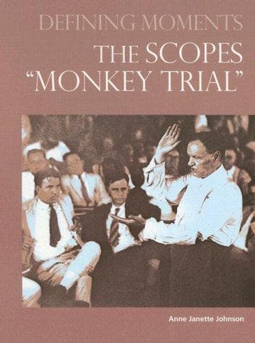 Cover of The Scopes "Monkey Trial" (Defining Moments) by Anne Janette Johnson