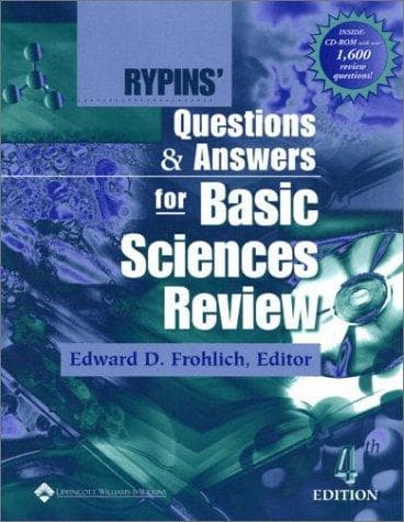Cover of Rypins' Questions & Answers for Basic Sciences Review by Edward D. Frohlich
