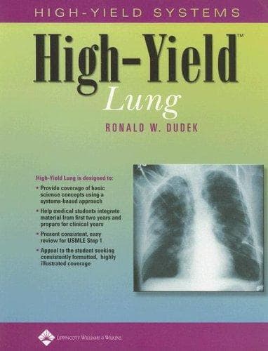 Cover of High-yield lung by Ronald W. Dudek