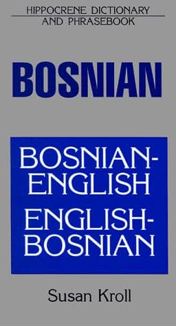 Cover of Bosnian-English/English-Bosnian dictionary and phrasebook by Susan Kroll