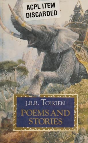 Cover of Poems and stories by J.R.R. Tolkien