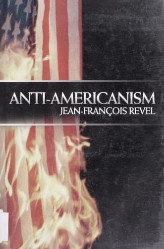 Cover of L'obsession anti-américaine by Jean François Revel