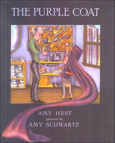 Cover of The Purple Coat by Amy Hest
