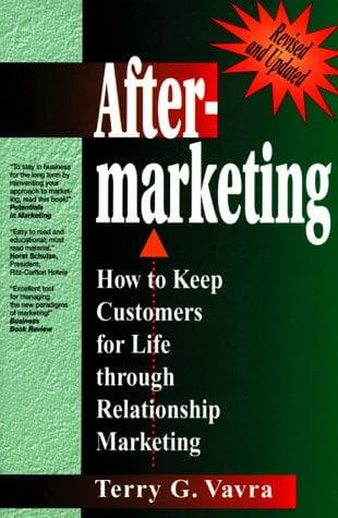 Cover of Aftermarketing by Terry G. Vavra