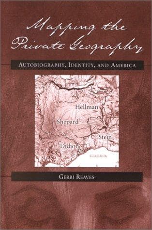 Cover of Mapping the private geography by Gerri Reaves