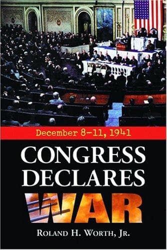 Cover of Congress declares war by Roland H. Worth