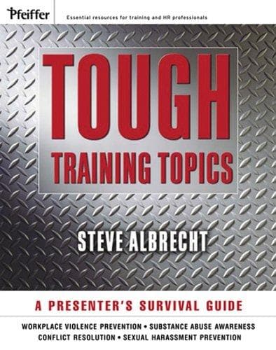 Cover of Tough training topics by Steve Albrecht