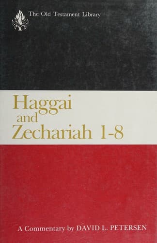 Cover of Haggai and Zechariah 1-8 by Petersen, David L