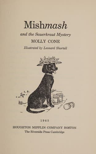 Cover of Mishmash and the Sauerkraut Mystery by Molly Cone