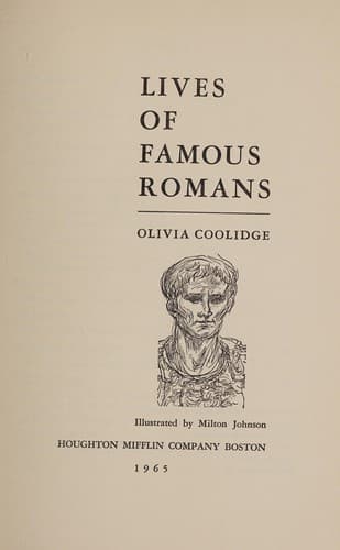 Cover of Lives of famous Romans by Olivia E. Coolidge