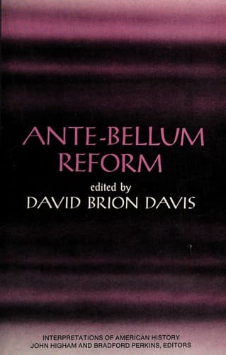 Cover of Ante-bellum reform by David Brion Davis