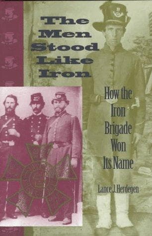 Cover of The men stood like iron by Lance J. Herdegen