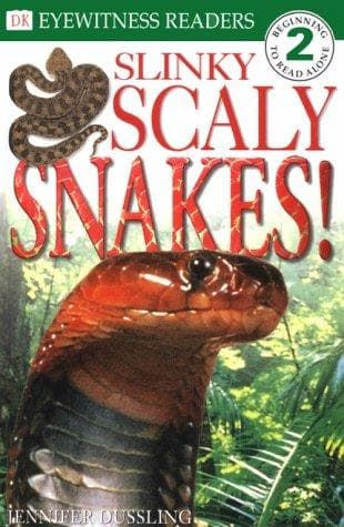 Cover of Slinky, scaly snakes by Jennifer Dussling