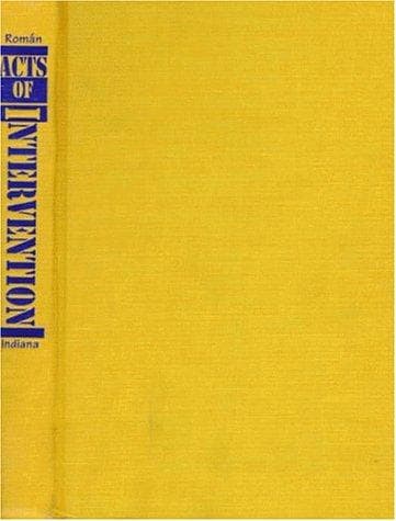 Cover of Acts of intervention by David Román