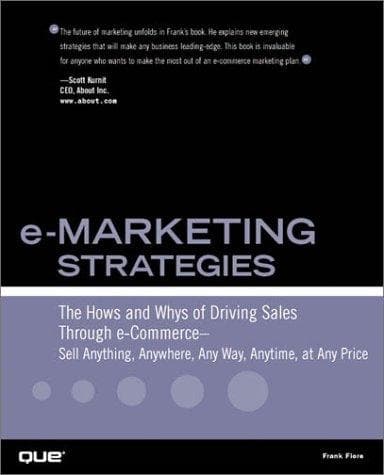 Cover of E-marketing strategies by Frank Fiore