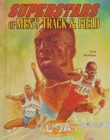 Cover of Superstars of men's track and field by Fred McMane