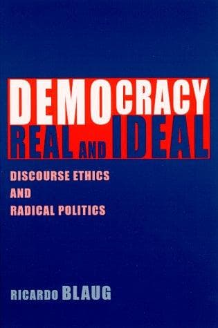 Cover of Democracy, real and ideal by Ricardo Blaug