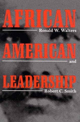 Cover of African American leadership by Ronald W. Walters