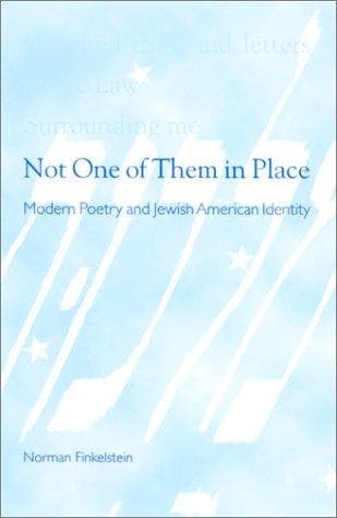 Cover of Not One of Them in Place by Norman Finkelstein