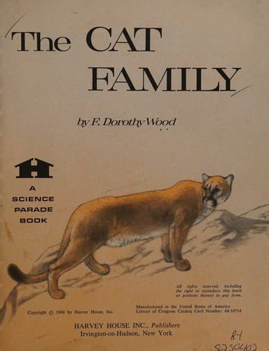 Cover of The cat family by F. Dorothy Wood