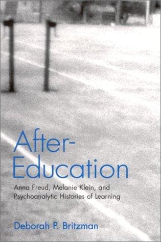 Cover of After-Education by Deborah P. Britzman
