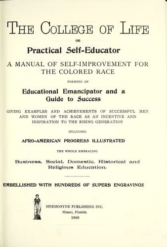 Cover of The college of life by Henry Davenport Northrop