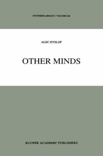 Cover of Other minds by Alec Hyslop
