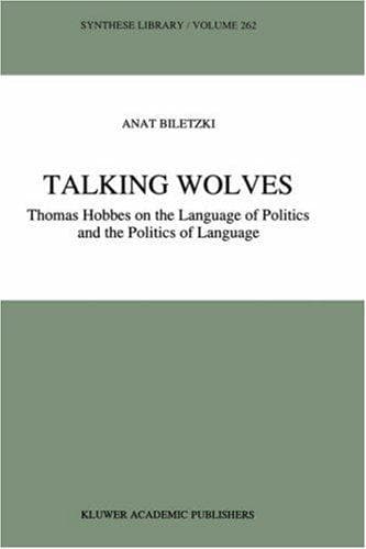 Cover of Talking wolves by Anat Biletzki