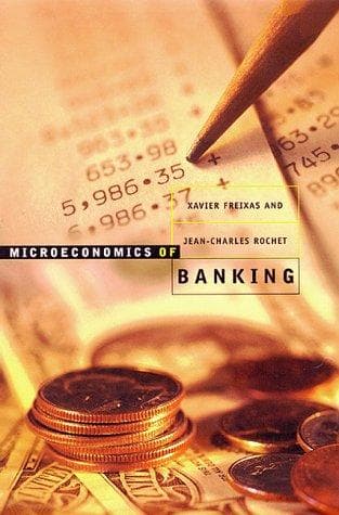 Cover of Microeconomics of banking by Xavier Freixas