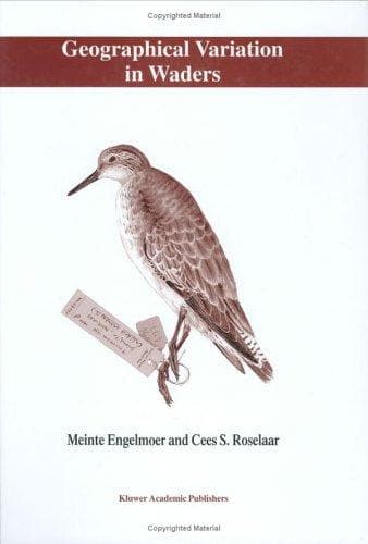 Cover of Geographical variation in waders by Meinte Engelmoer