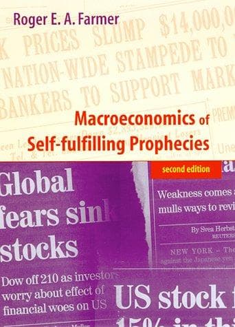 Cover of The macroeconomics of self-fulfilling prophecies by Roger E. A. Farmer