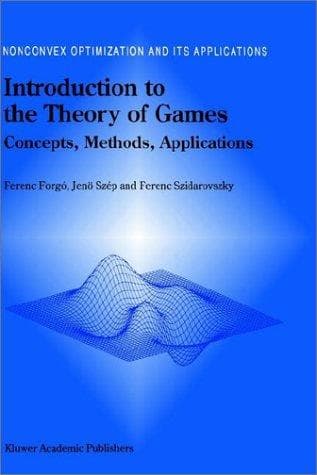 Cover of Introduction to the theory of games by Forgó, Ferenc