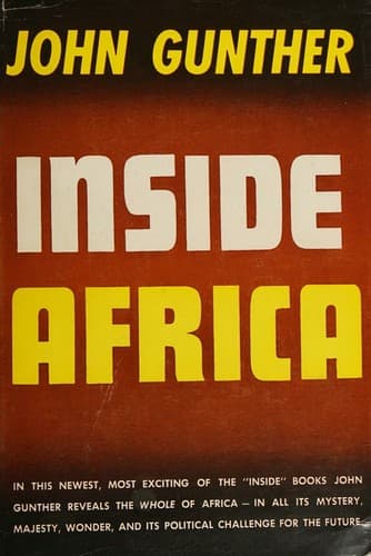 Cover of Inside Africa by John Gunther