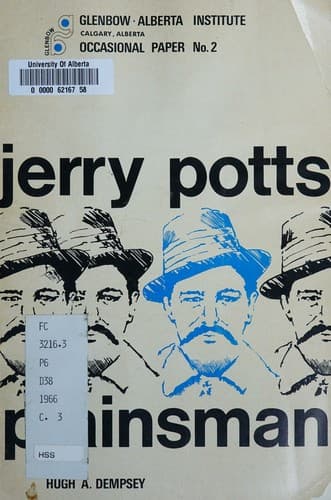 Cover of Jerry Potts: plainsman by Hugh Aylmer Dempsey