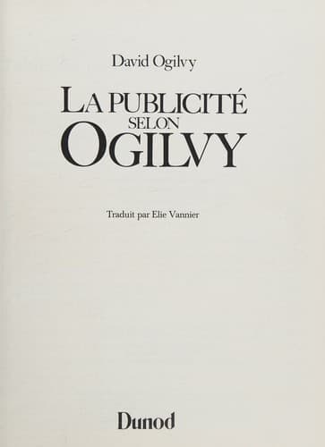 Cover of Ogilvy on advertising by David Ogilvy