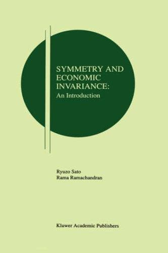 Cover of Symmetry and economic invariance by Satō, Ryūzō