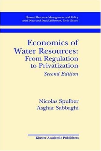 Cover of Economics of water resources by Nicolas Spulber