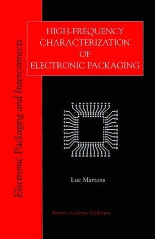 Cover of High-frequency characterization of electronic packaging by Luc Martens