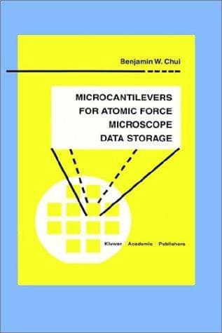 Cover of Microcantilevers for atomic force microscope data storage by Benjamin W. Chui