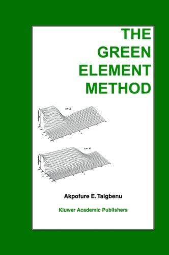 Cover of The green element method by Akpofure E. Taigbenu