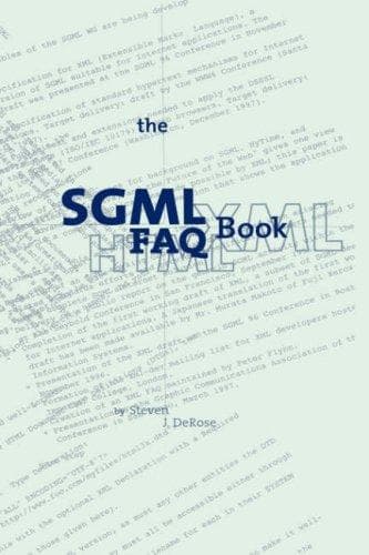 Cover of The SGML FAQ book by Steven J. DeRose