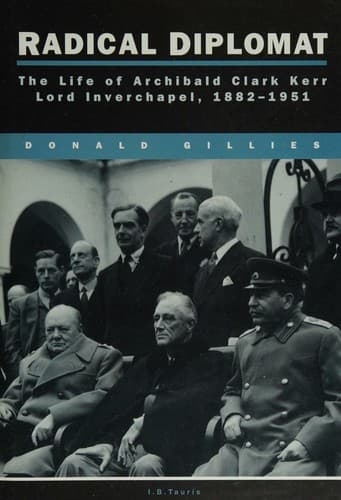 Cover of Radical diplomat by Donald Gillies
