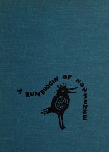 Cover of A rumbudgin of nonsense by Arnold Spilka