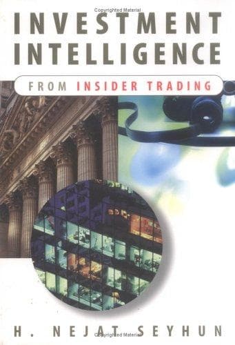 Cover of Investment intelligence from insider trading by Hasan Nejat Seyhun