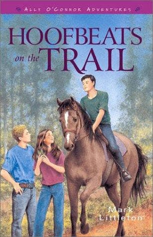 Cover of Hoofbeats on the trail by Mark R. Littleton