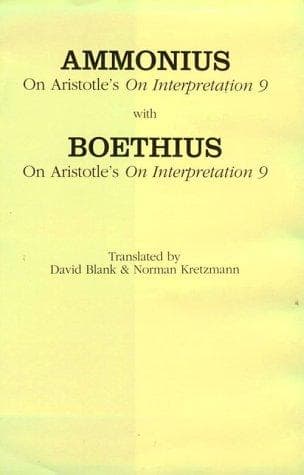 Cover of On Aristotle's On interpretation 9 by Ammonius Hermiae