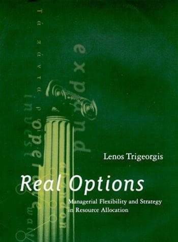 Cover of Real options by Lenos Trigeorgis
