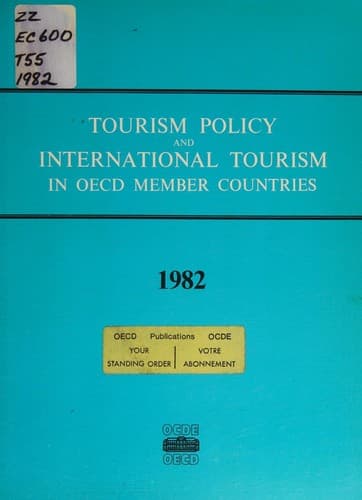Cover of Tourism policy and international tourism in OECD member countries by Organisation for Economic Co-operation and Development