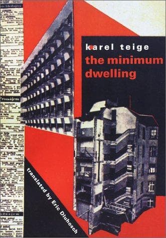 Cover of The minimum dwelling = by Karel Teige