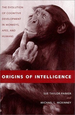 Cover of Origins of intelligence by Sue Taylor Parker